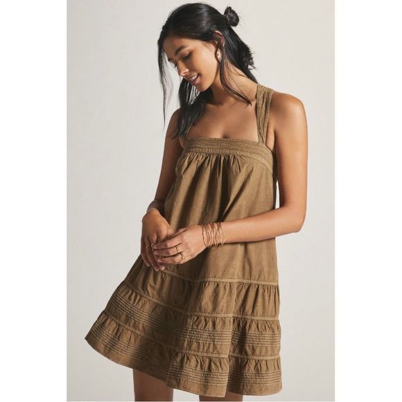 Anthropologie Dresses & Skirts - Anthropologie Pilcro Mini Cotton Swing Dress Small